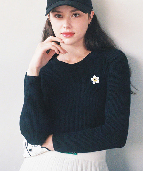 MACKY Golf: Slim Line Knit - Black