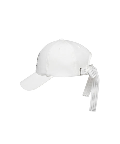 WideAngle: To Simple Ribbon Cap L - Off-White