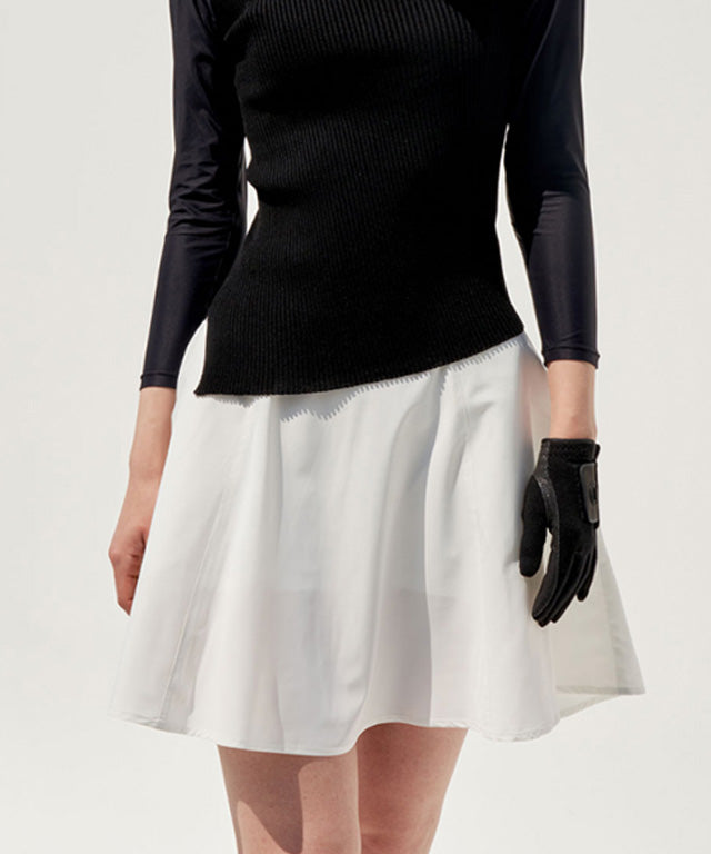 Anell Golf Airy Skirt - White