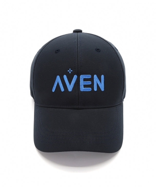 AVEN Bold Letter Logo Embroidered Ball Cap - Navy