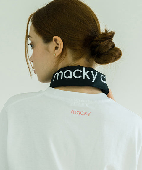 MACKY Golf: Ice Logo Neck Scarf - Black