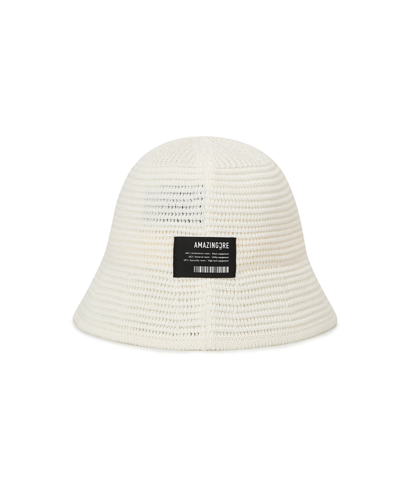 Amazing Cre Unisex Cotton Knitted Hat - White