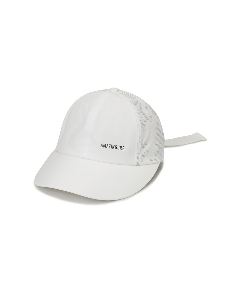 Amazing Cre Pixel Camouflage Ribbon Cap - White