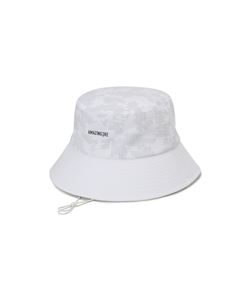 Amazing Cre Pixel Camouflage Hat - White