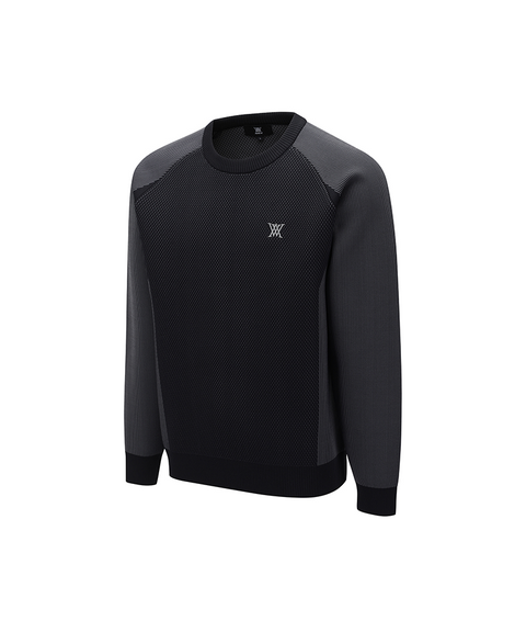 Men's FA Raglan Sleeve Sweater - Dark Grey