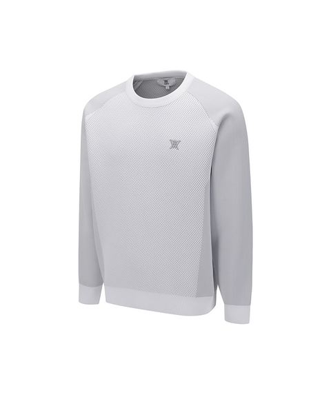 Men's FA Raglan Sleeve Sweater - Light Grey