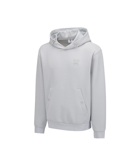 Men's FA Hooded Sweatshirt - Light Grey