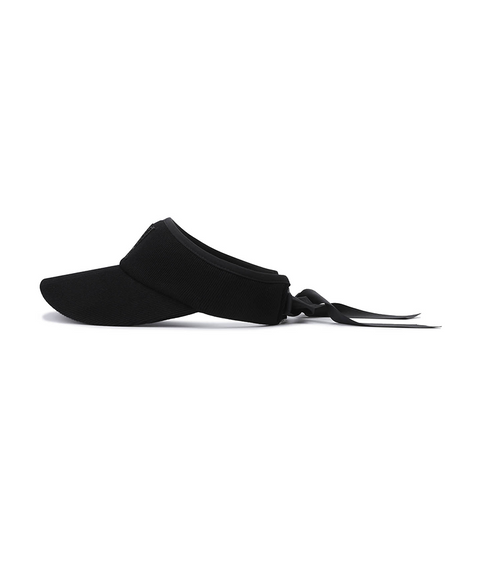 Women's Knit Visor - Black