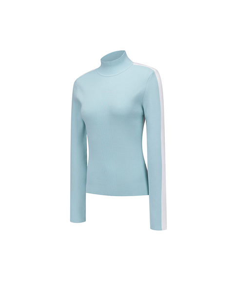 Women's FA Mock Neck Sweater - Mint