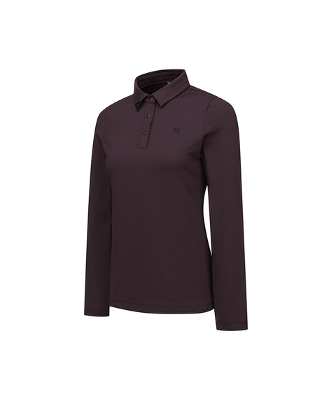Women's FA Essential Long T-Shirts - Burgundy