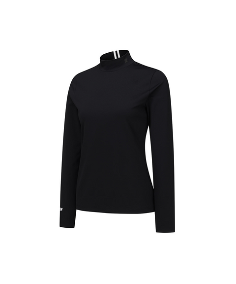 Women's FA Essential High Neck Baselayer - Black