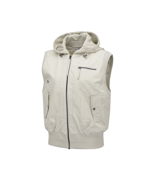 Women's FA Hooded Vest - Light Beige