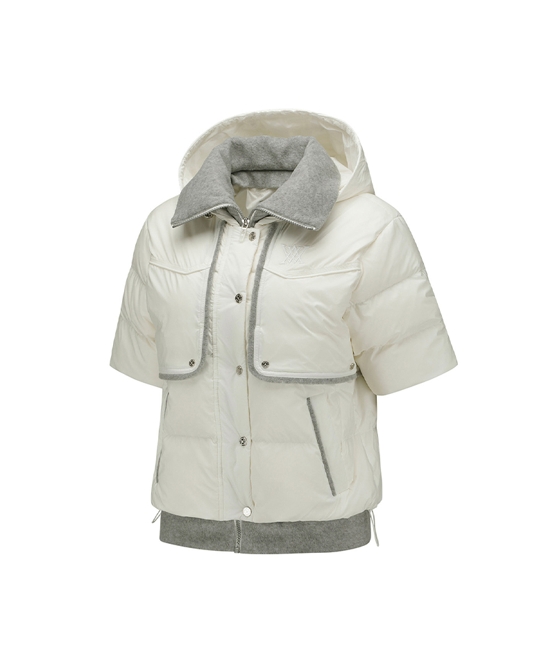 Women's WI Short Sleeve Down Jacket - Ivory