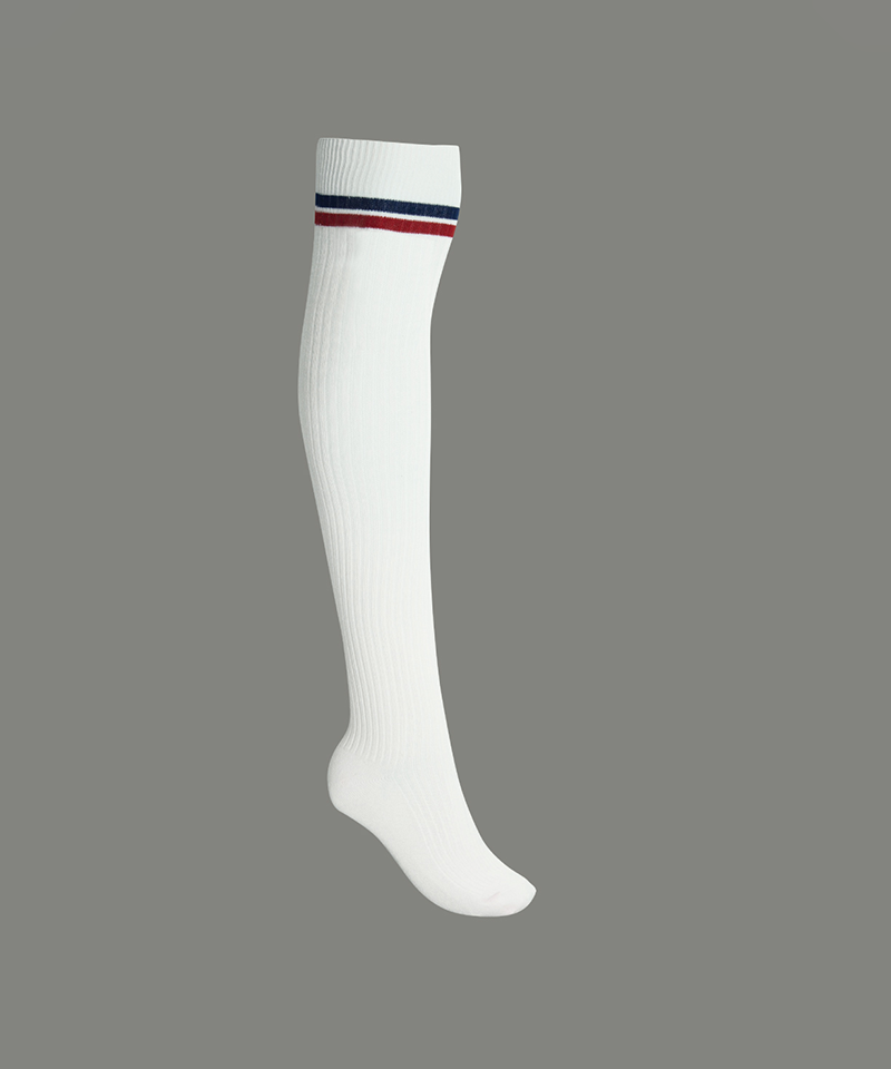 Slim Golf 50cm Over The Knee Socks - Ivory