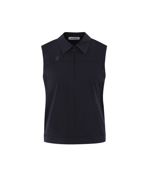 Anell Golf Basic Windproof Vest - Black