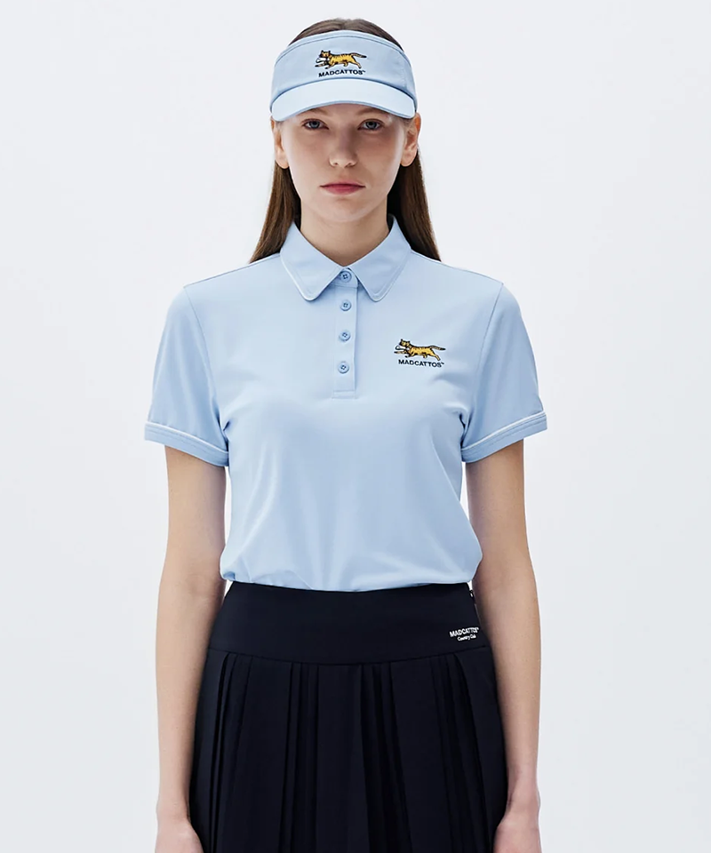 MCC Women's Cool Dry Polo - Sky Blue