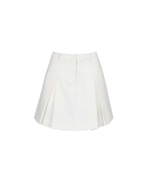 Anell Golf Clea Tuck Skirt - White