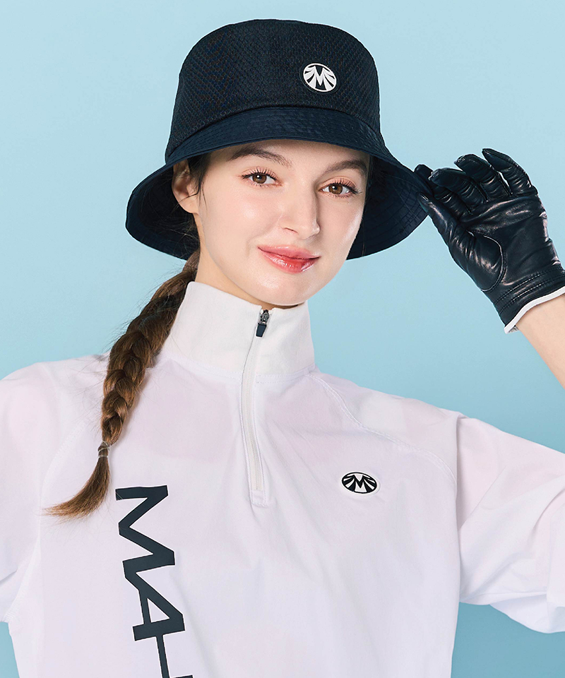 Double mesh UV Protection Air Circulation Bucket Hat - Black