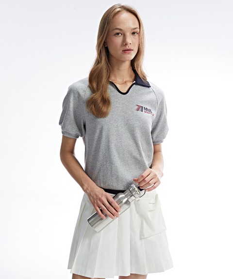 Monday Flow Golf Club Top - Gray