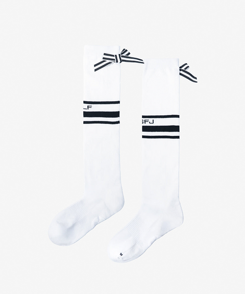 GFJ Golf Women's Ribbon Knee socks - 2 Colors