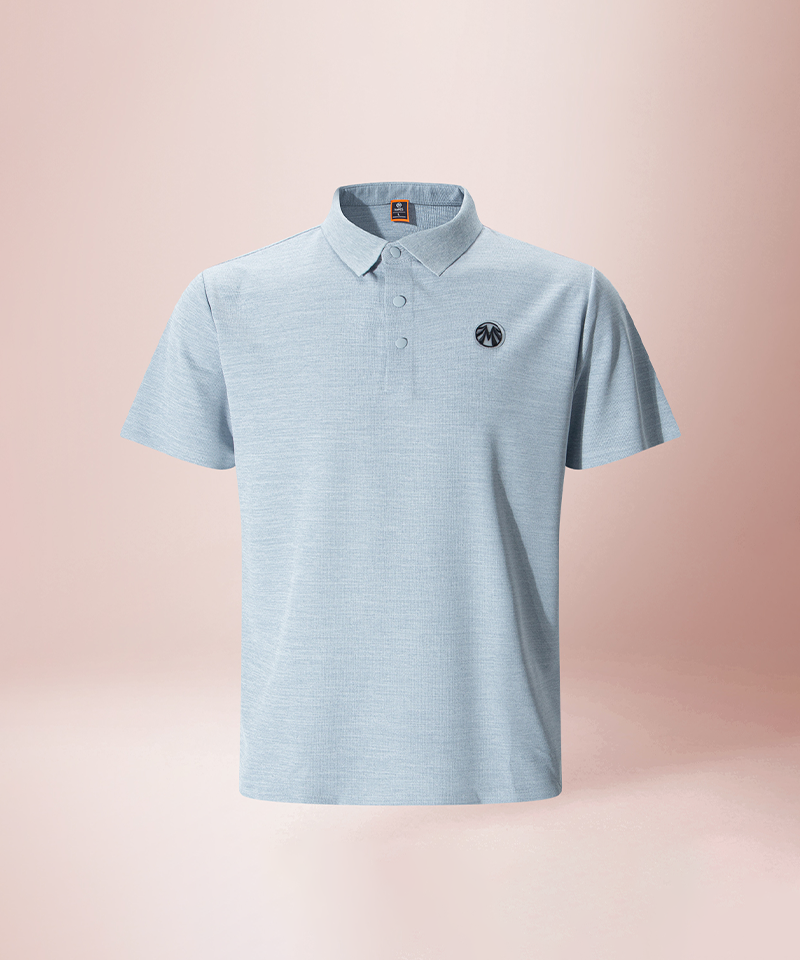Men's Silket Cotton Cooling Collared T-shirt - 2 Colors
