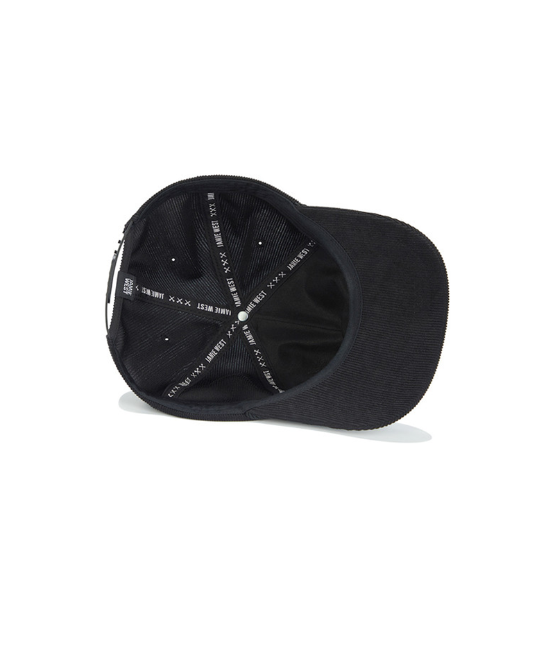 Jamie West Corduroy Trucker Ballcap - Black