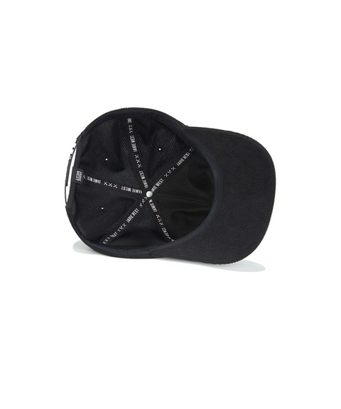 Jamie West Corduroy Trucker Ballcap - Black