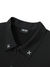Jamie West Detachable Collar Point Stretch Jacket Black