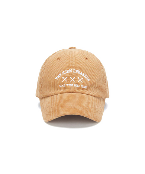 Jamie West Golfclub Corduroy Ball Cap - Beige