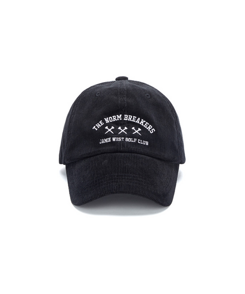 Jamie West Golfclub Corduroy Ball Cap - Black