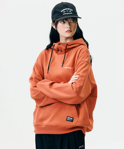 Jamie West Grave Snap Hoodie Sweatshirts - Orange