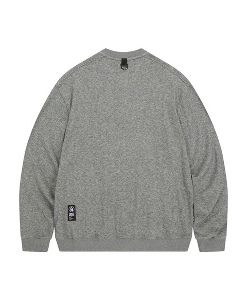 Jamie West Henley-Neck Pocket Knit MTM - Grey