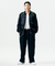 Jamie West Nylon Collar Point Aviator Jacket - Black