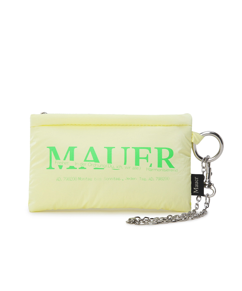 MAUER GLOBAL Flohmarkt Pouch Keyring - Yellow