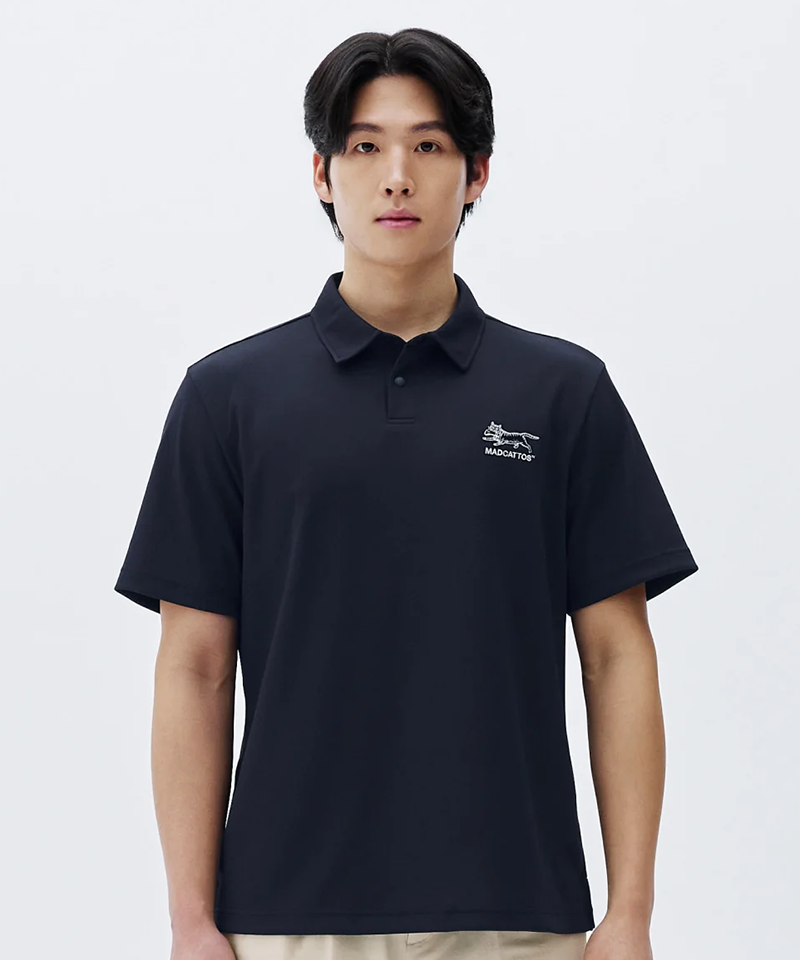 MCC Men's  Ice Active S/S Polo - Dark Navy