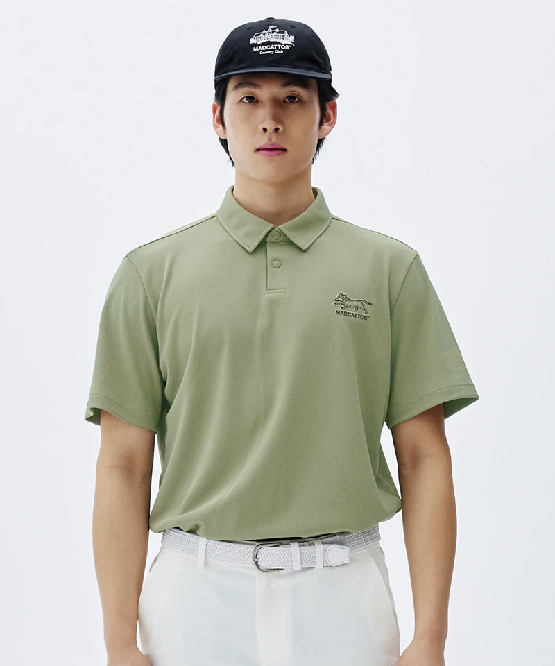 MCC Men's  Ice Active S/S Polo - Light Khaki