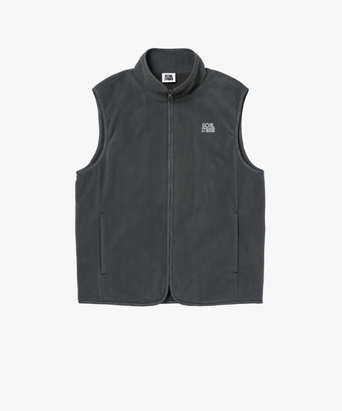 Goal Studio Men's Essential Microfleece Vest - Charcoal
