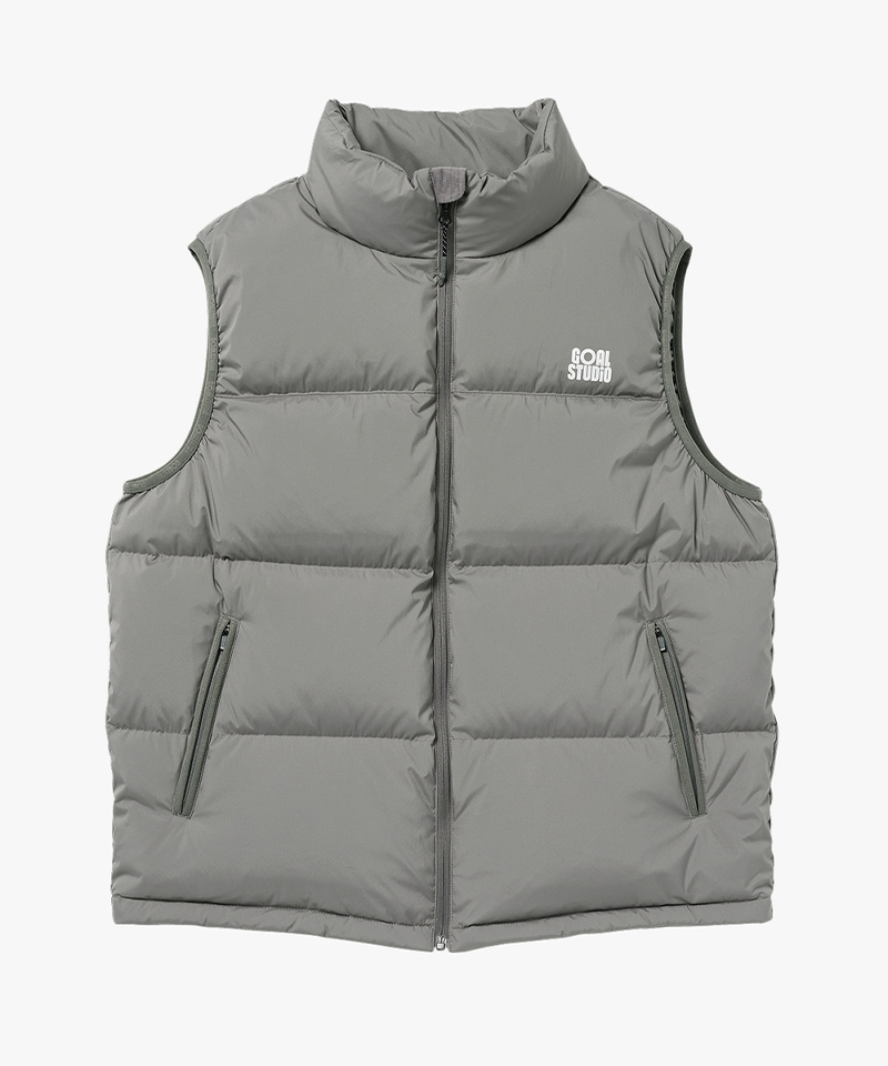 Goal Studio Essential Puffer Vest - Grey