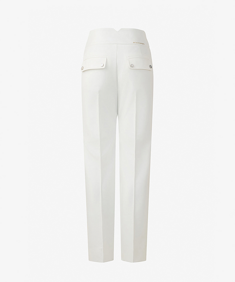GFJ Golf Women's Essential Slim Pants - White