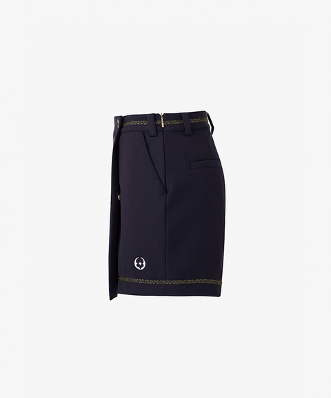 GFJ Golf Women's  Front Wrap Shorts - Navy