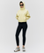 Goal Studio Women's 3-Layer Cropped Active Jacket - Light Yellow