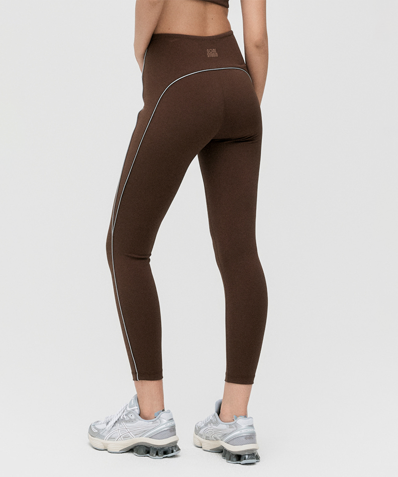 Goal Studio Women's Active Leggings - Dark Brown