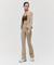 Goal Studio Women's Athletic Jersey Pants - Dark Beige