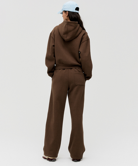 Goal Studio Women's Essential Brushed Hoodie - Dark Brown