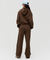Goal Studio Women's Essential Brushed Hoodie - Dark Brown