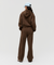 Goal Studio Women's Essential Brushed Pants - Dark Brown