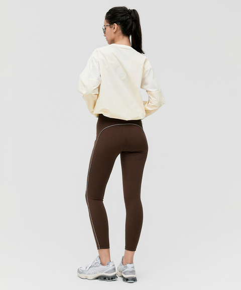 Goal Studio Women's Essential Stretch Wind Pullover - Cream