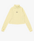 Goal Studio Women's Grid Fleece Quarter Zip-Up Tee - Light Yellow