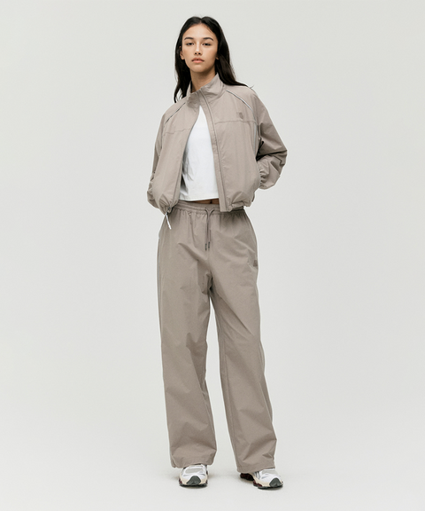 Goal Studio Women's Stretch Track Pants - Dark Beige