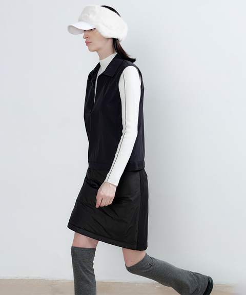 Anell Golf Warming Duck Down Skirt - Black